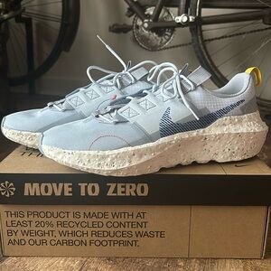 NIB Men’s Nike Crater Impact SE Football Grey/Game Royal Size 12